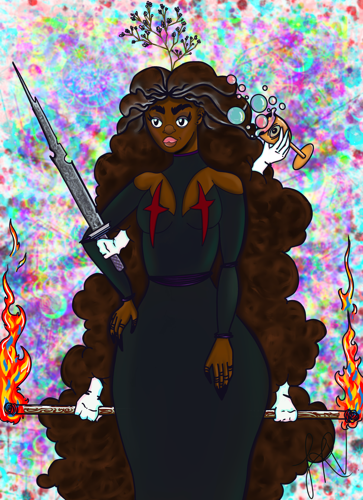 She Stands at the Threshold